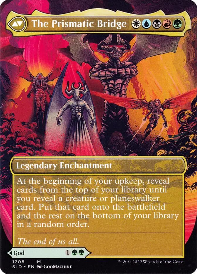 Card image of Esika, God of the Tree / The Prismatic Bridge