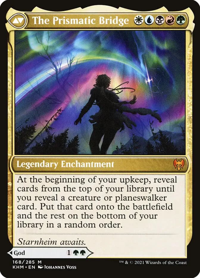 Card image of Esika, God of the Tree / The Prismatic Bridge