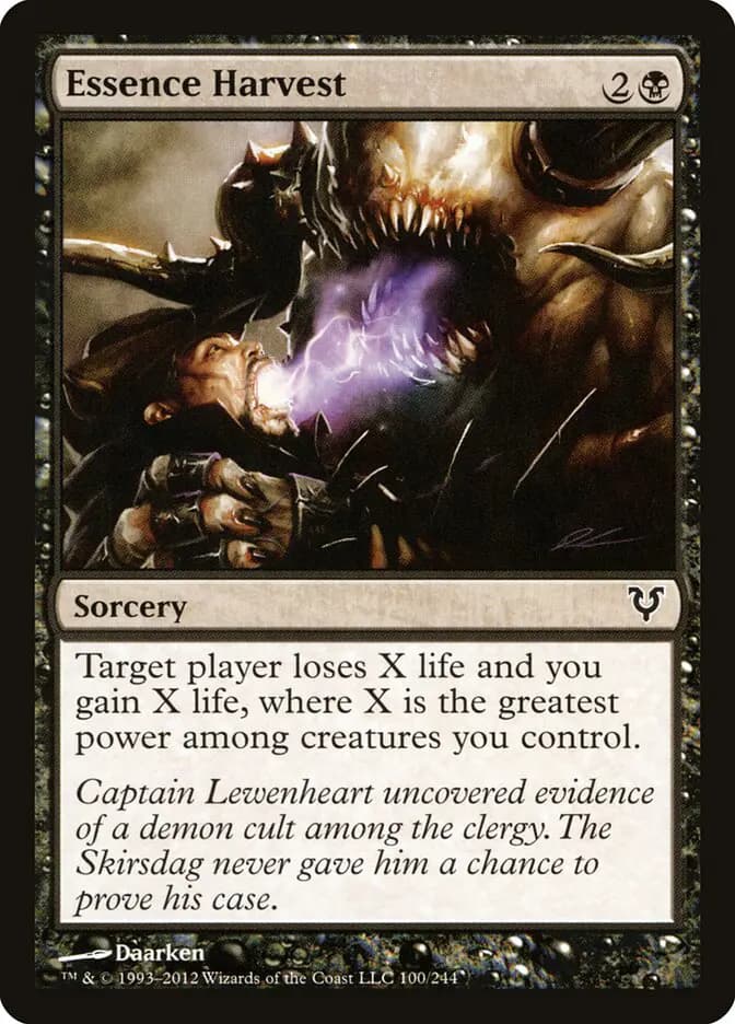 Card image of Essence Harvest