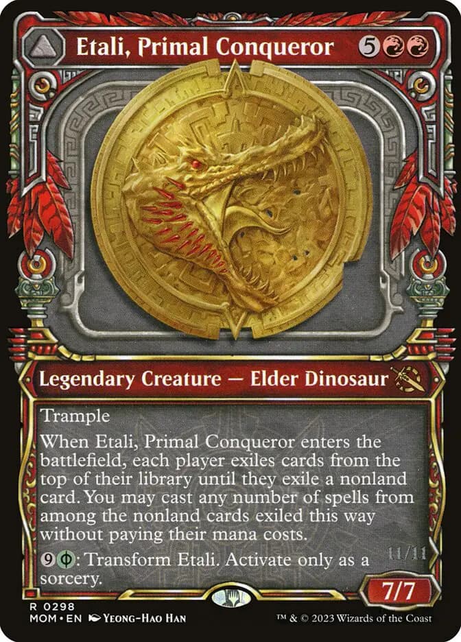Card image of Etali, Primal Conqueror / Etali, Primal Sickness