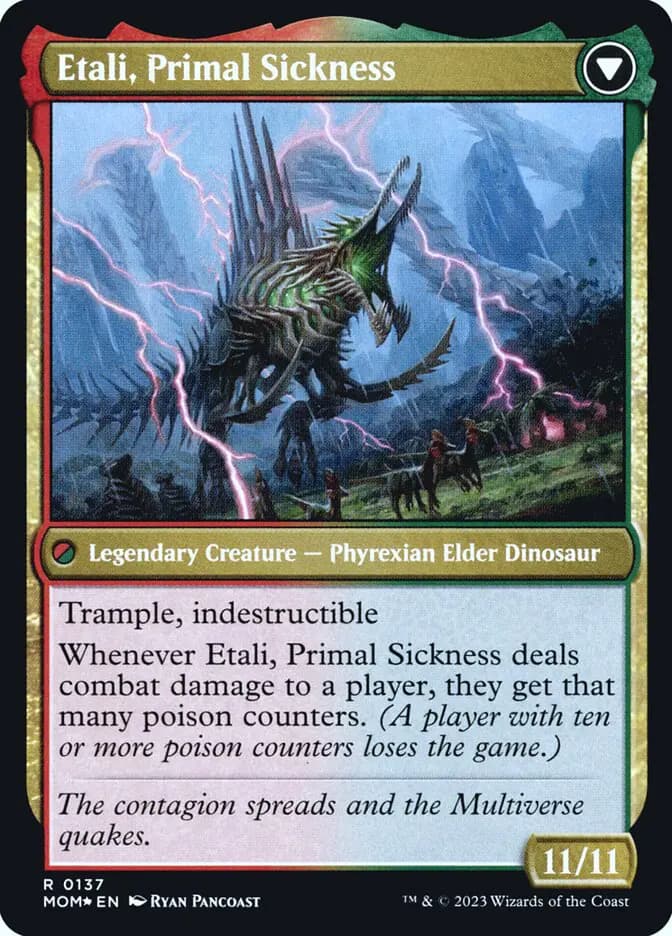 Card image of Etali, Primal Conqueror / Etali, Primal Sickness