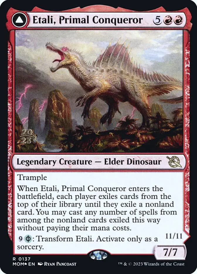 Card image of Etali, Primal Conqueror / Etali, Primal Sickness