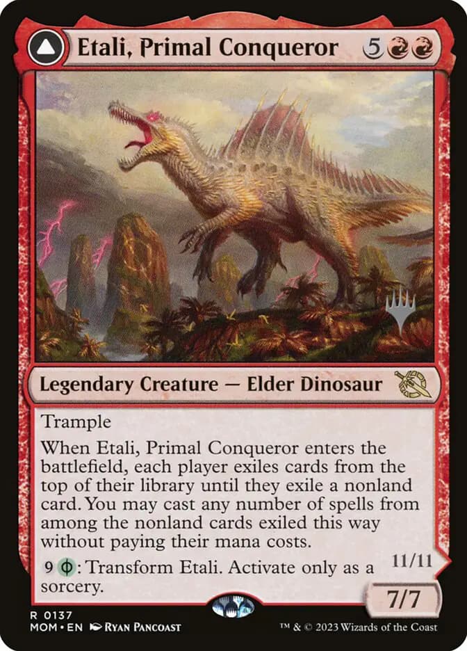 Card image of Etali, Primal Conqueror / Etali, Primal Sickness