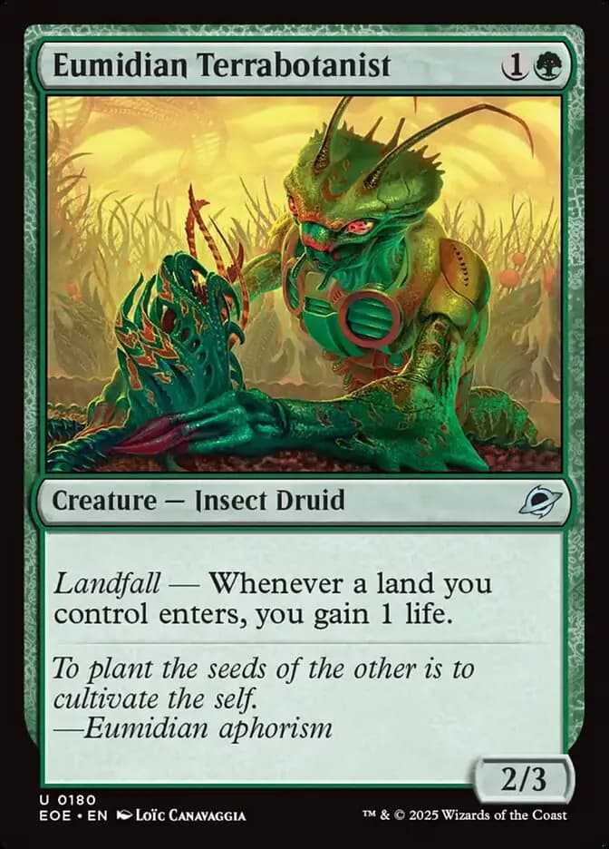 Card image of Eumidian Terrabotanist