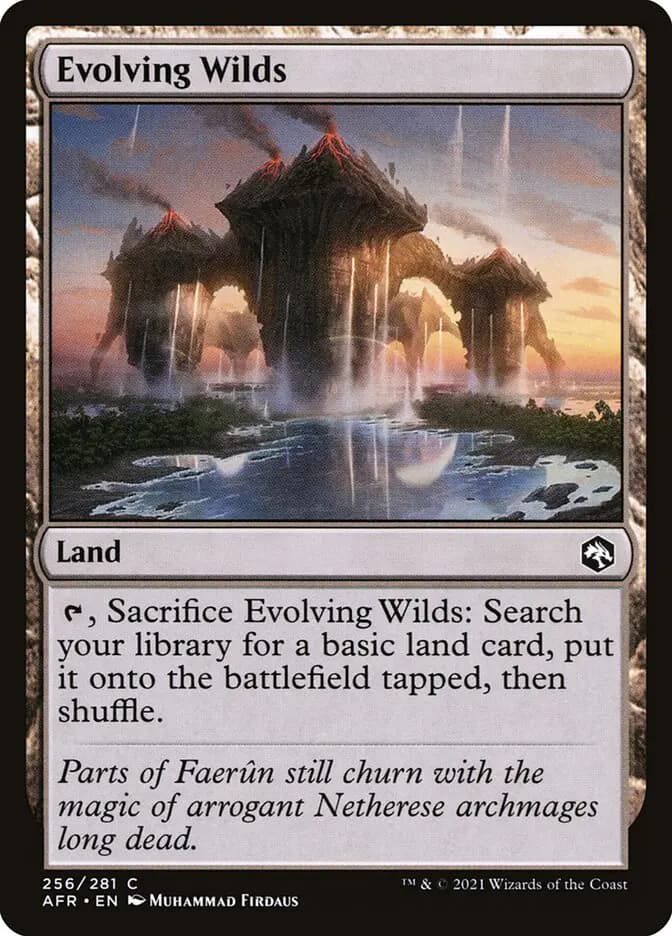 Card image of Evolving Wilds