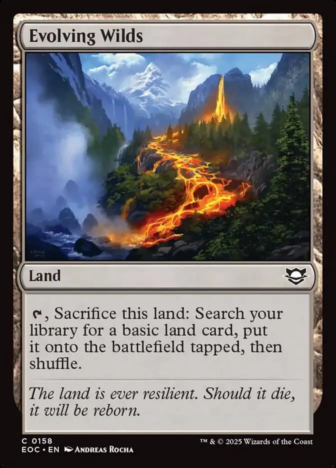 Card image of Evolving Wilds