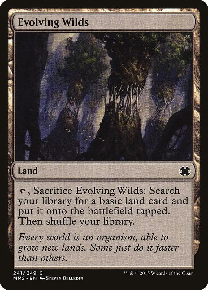 Card image of Evolving Wilds