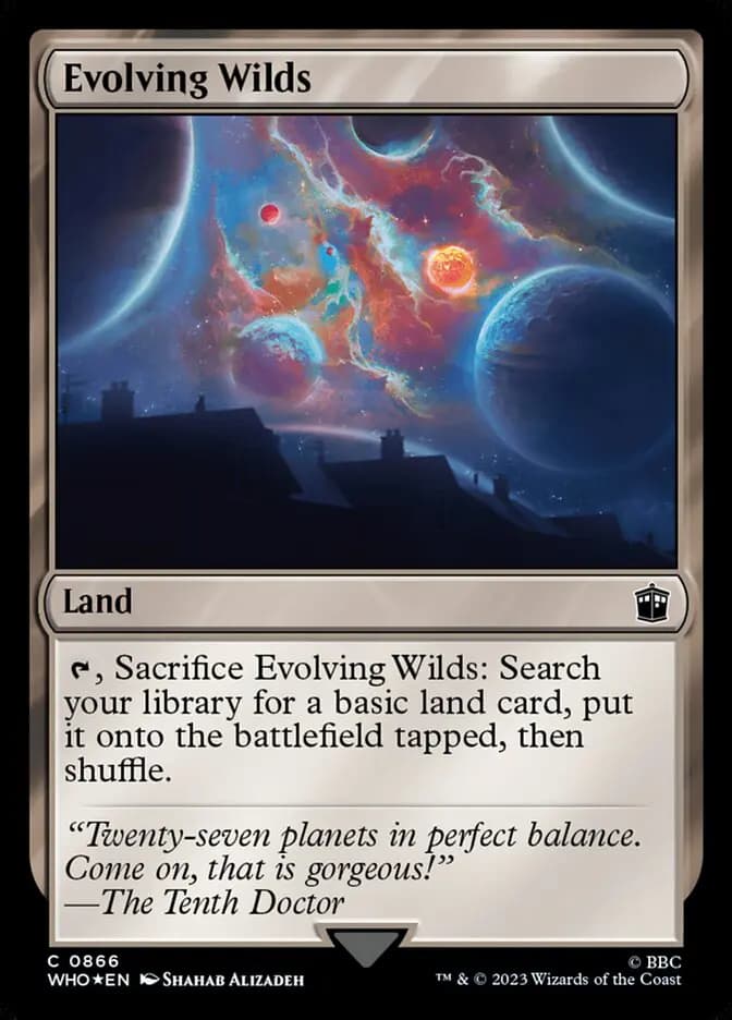 Card image of Evolving Wilds