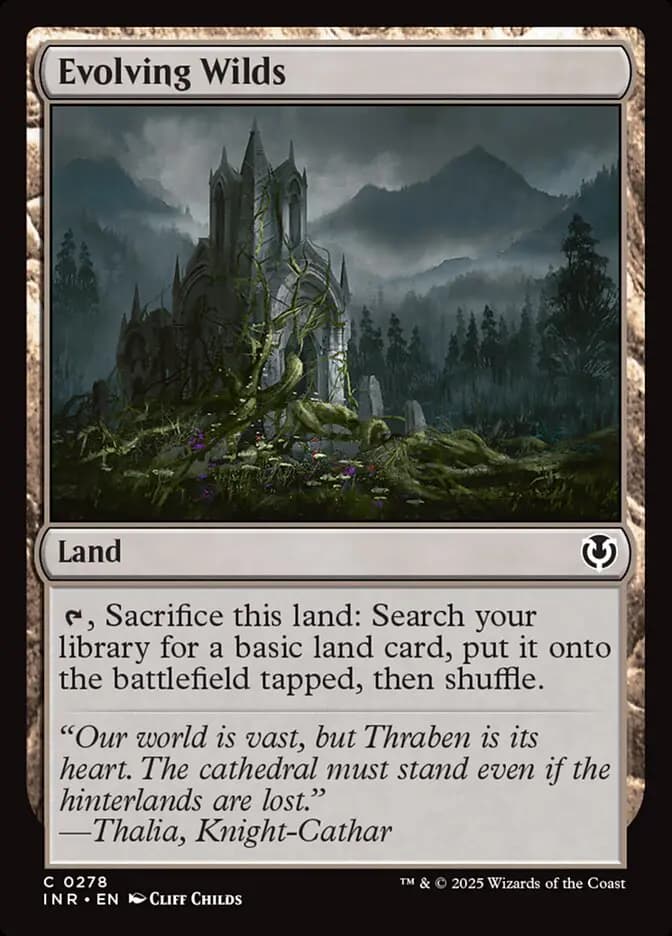 Card image of Evolving Wilds