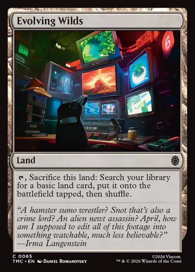 Card image of Evolving Wilds