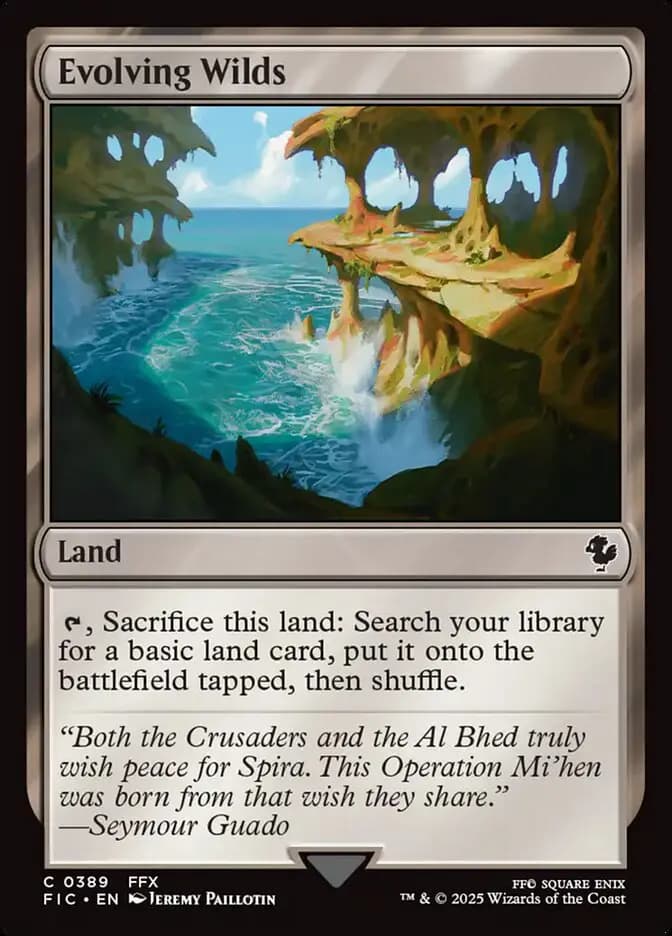 Card image of Evolving Wilds