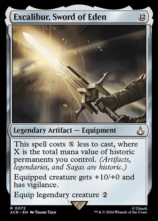 Card image of Excalibur, Sword of Eden