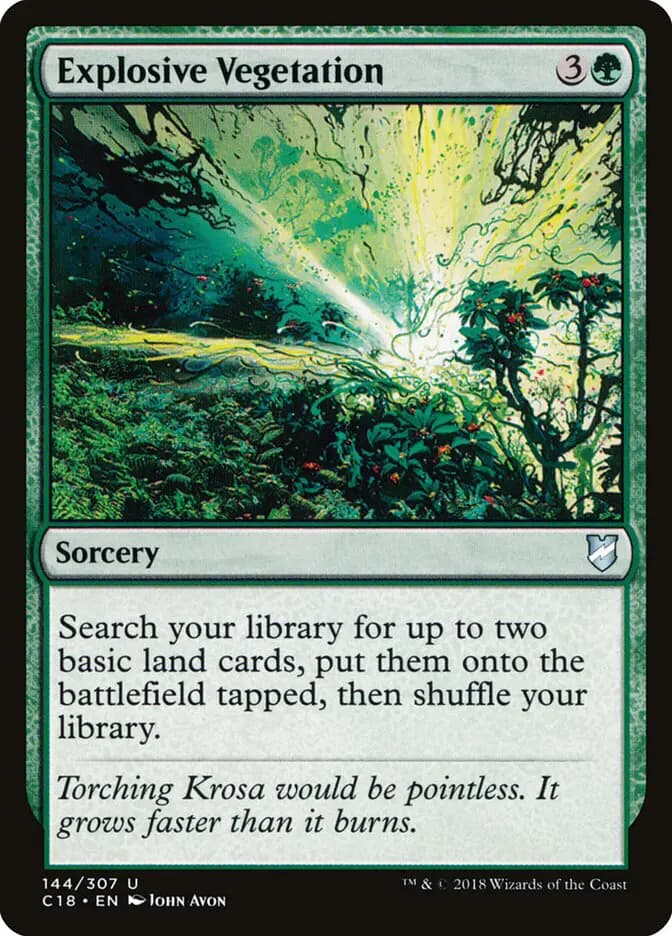 Card image of Explosive Vegetation