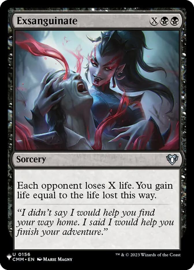 Card image of Exsanguinate