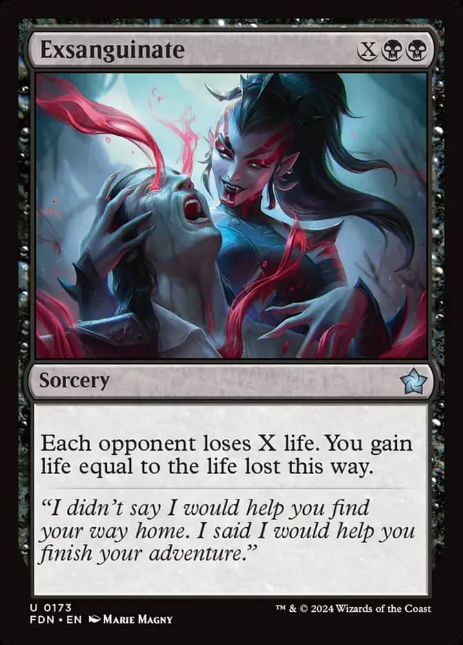 Card image of Exsanguinate