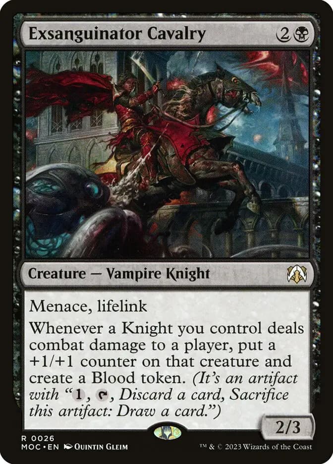 Card image of Exsanguinator Cavalry