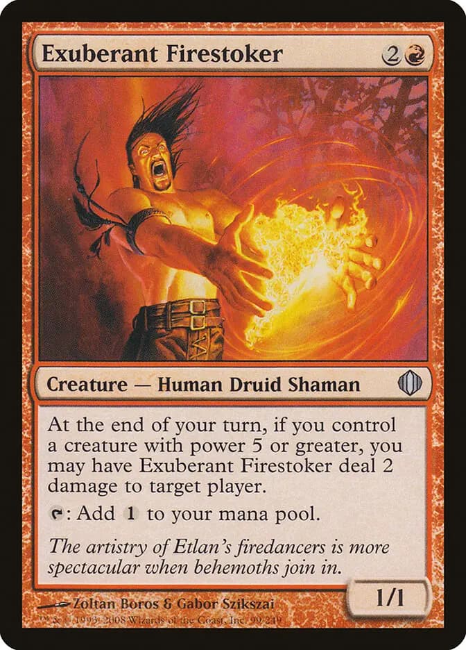 Card image of Exuberant Firestoker