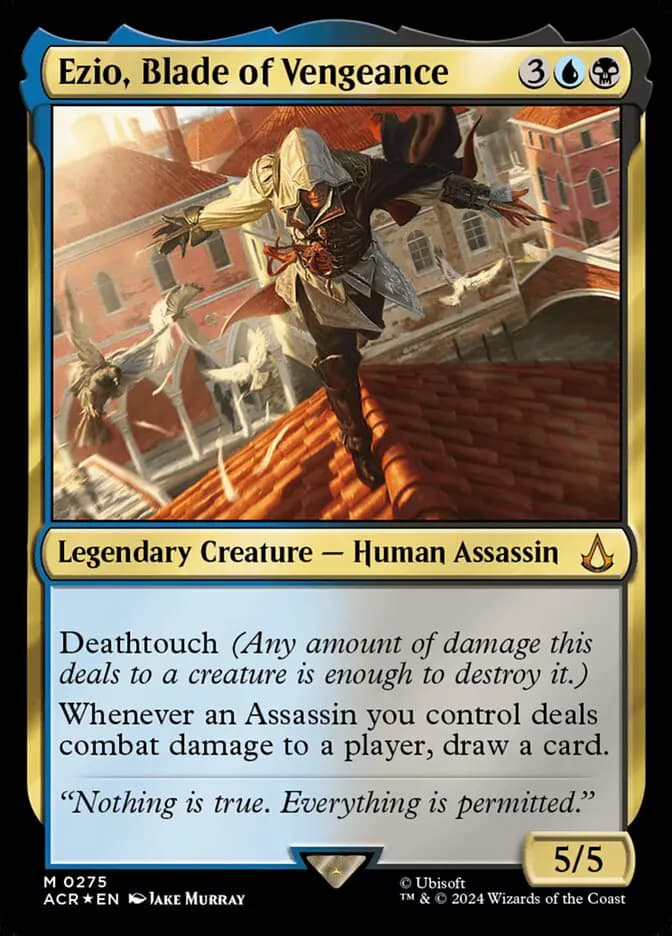 Card image of Ezio, Blade of Vengeance