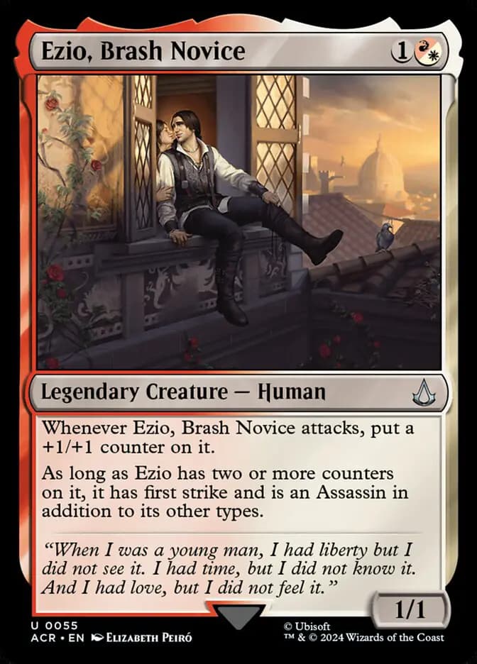 Card image of Ezio, Brash Novice