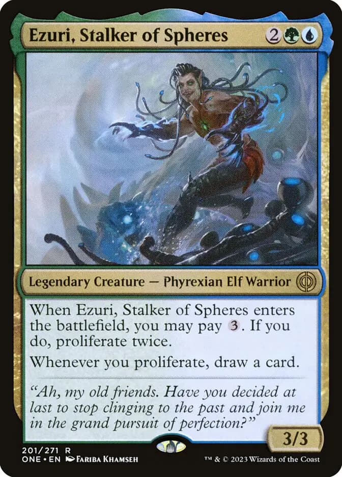 Card image of Ezuri, Stalker of Spheres