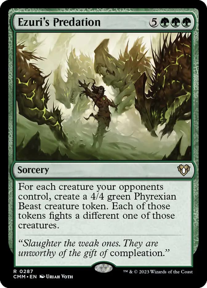 Card image of Ezuri's Predation