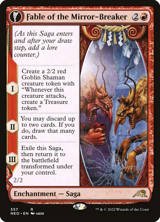 Card image of Fable of the Mirror-Breaker / Reflection of Kiki-Jiki