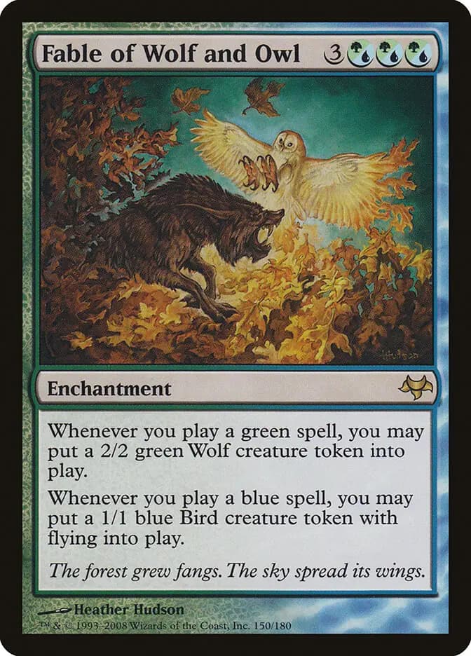 Card image of Fable of Wolf and Owl