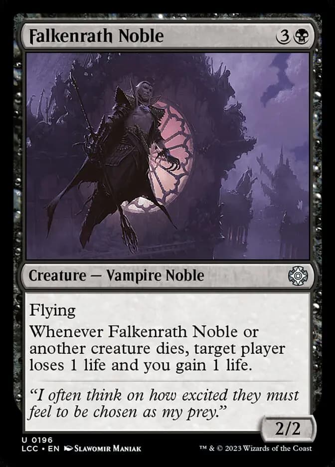 Card image of Falkenrath Noble