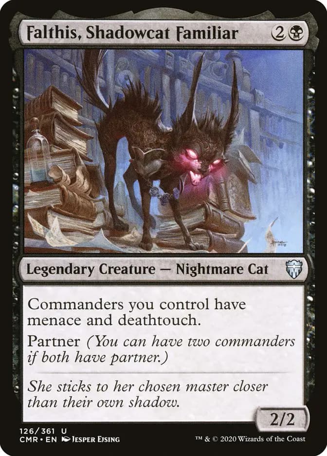 Card image of Falthis, Shadowcat Familiar