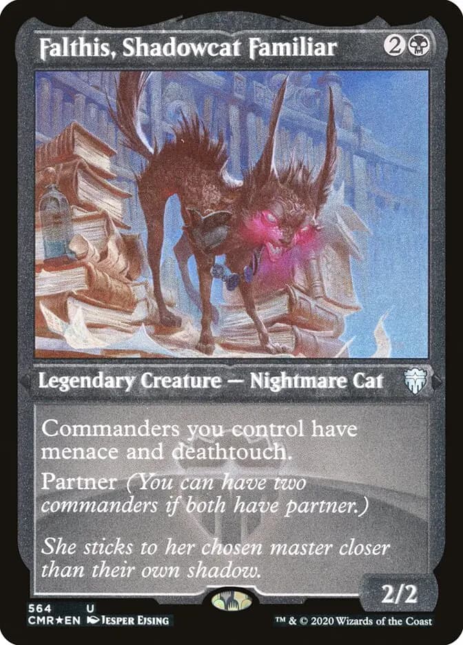 Card image of Falthis, Shadowcat Familiar