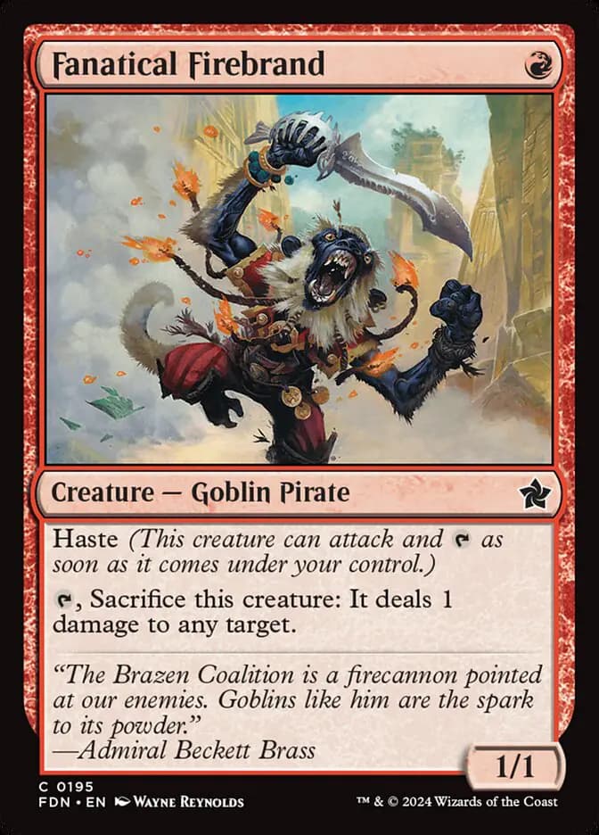 Card image of Fanatical Firebrand