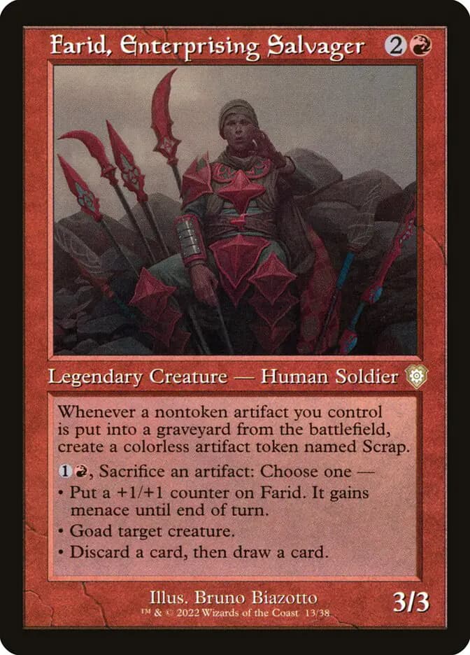 Card image of Farid, Enterprising Salvager