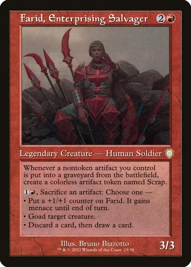 Card image of Farid, Enterprising Salvager