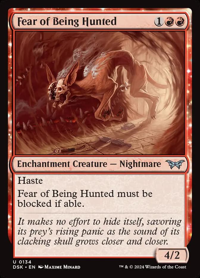 Card image of Fear of Being Hunted