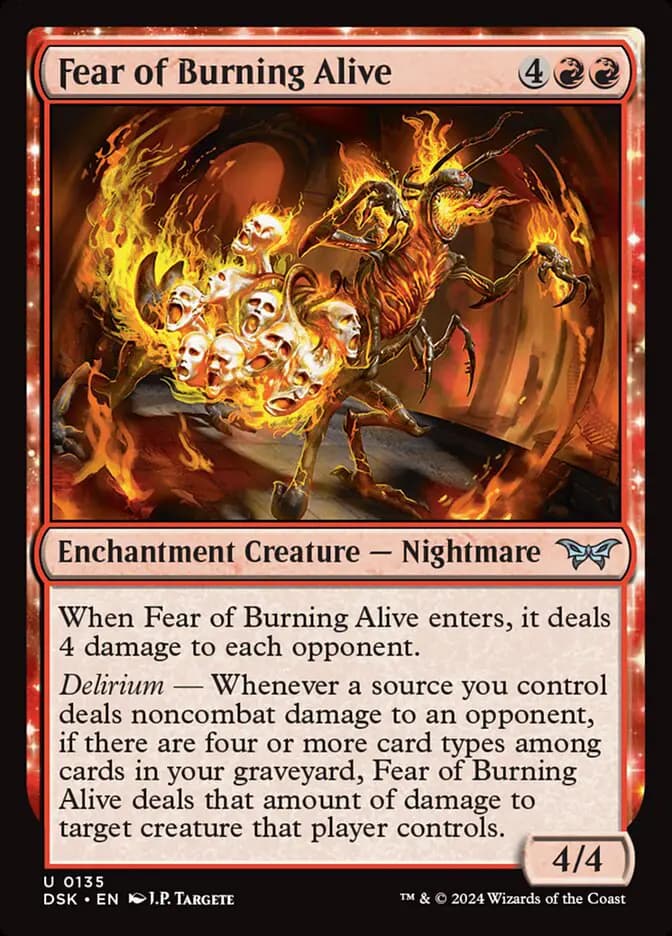 Card image of Fear of Burning Alive