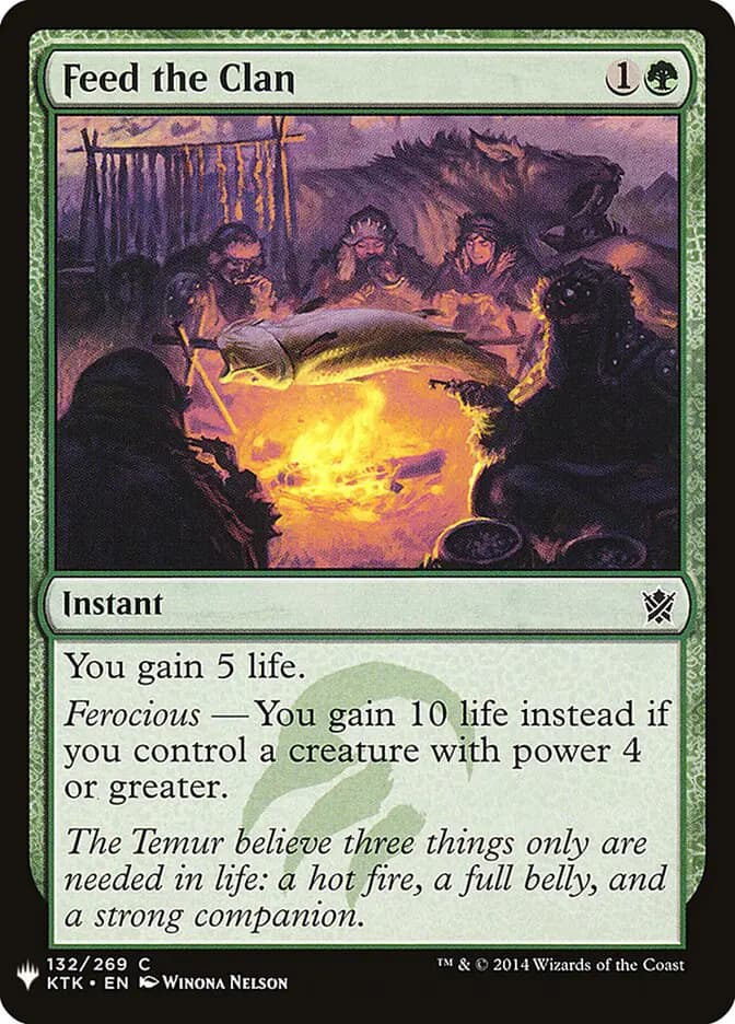 Card image of Feed the Clan