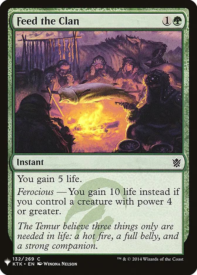 Card image of Feed the Clan