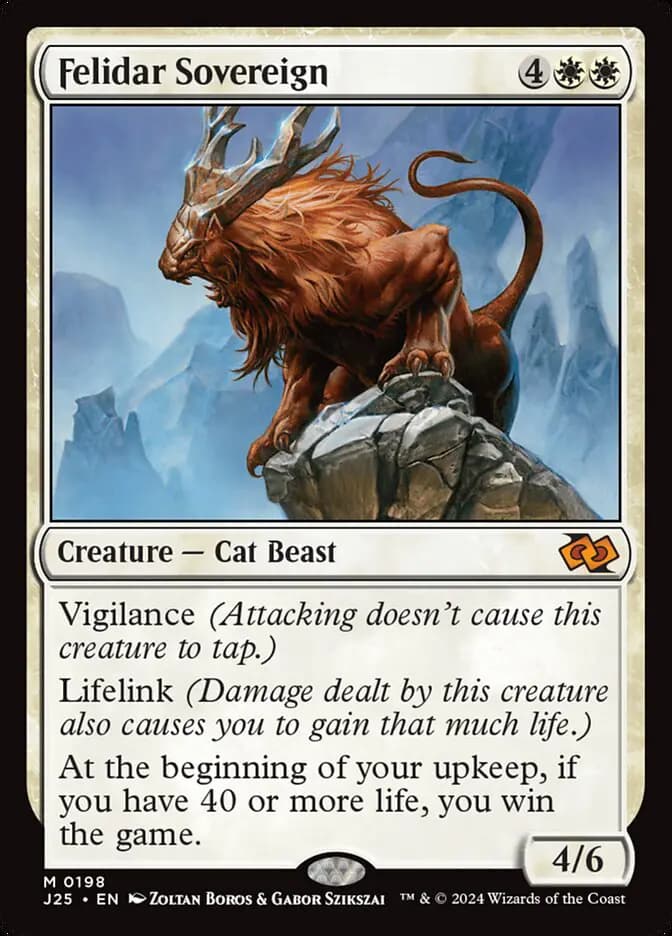 Card image of Felidar Sovereign