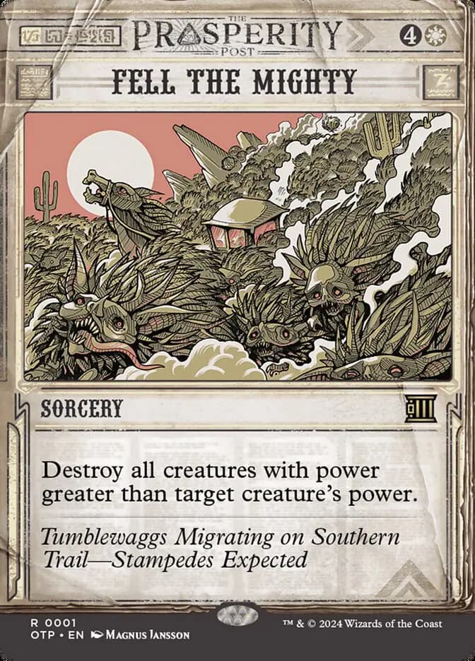 Card image of Fell the Mighty