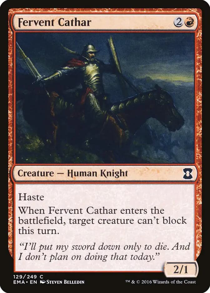 Card image of Fervent Cathar
