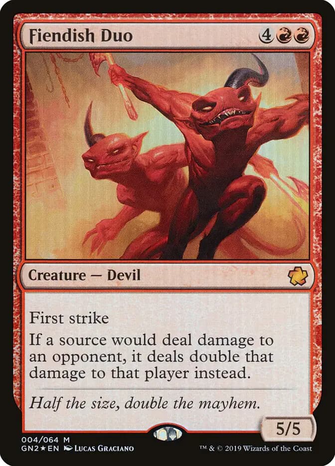 Card image of Fiendish Duo