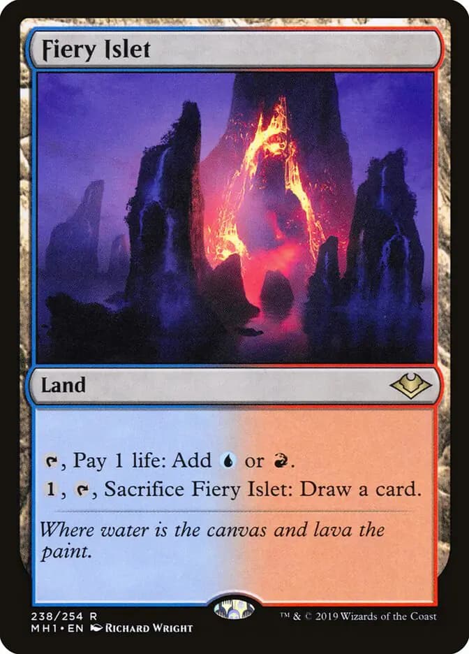 Card image of Fiery Islet