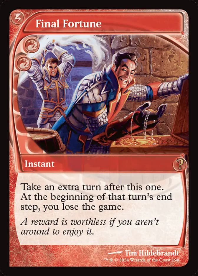 Card image of Final Fortune