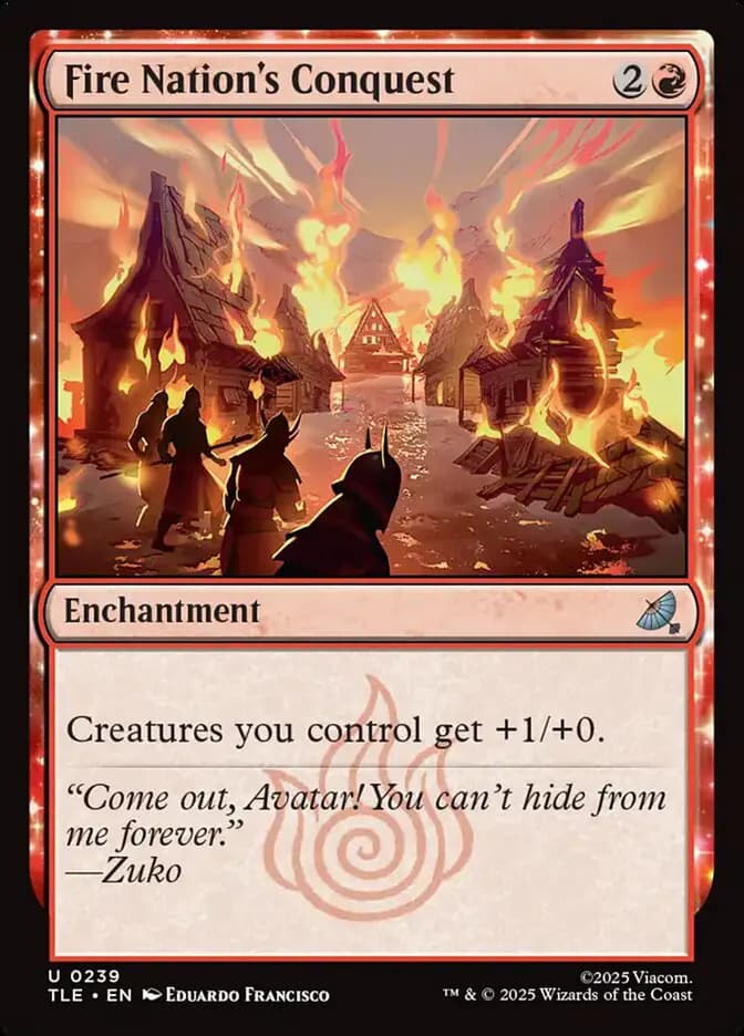 Card image of Fire Nation's Conquest