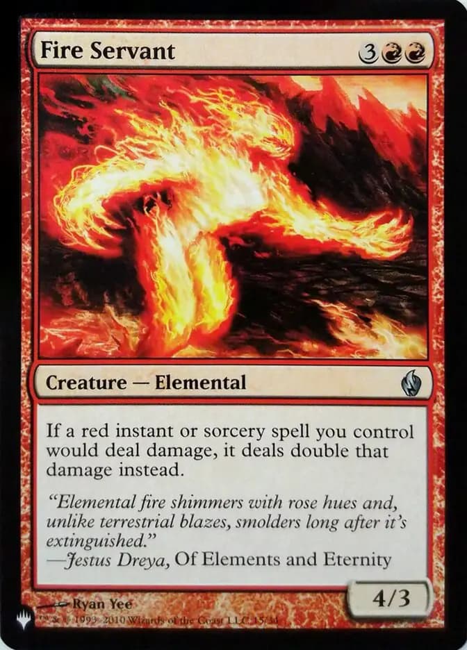 Card image of Fire Servant
