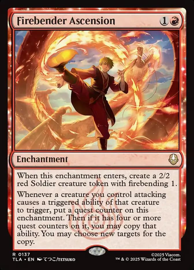 Card image of Firebender Ascension