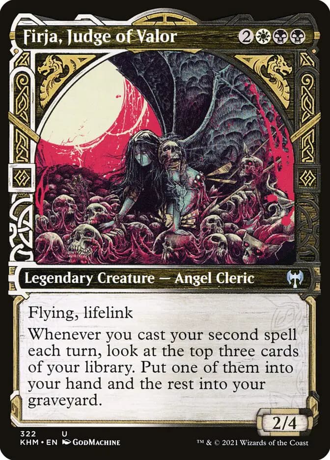 Card image of Firja, Judge of Valor
