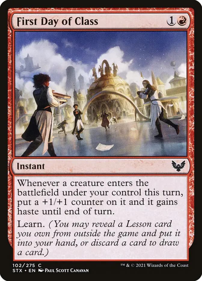 Card image of First Day of Class