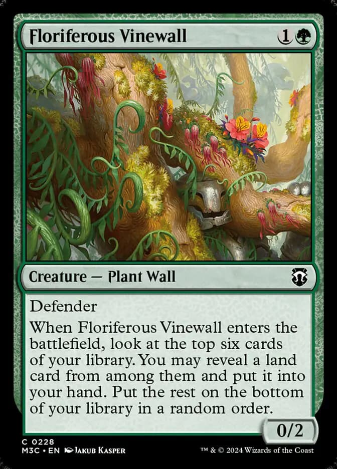 Card image of Floriferous Vinewall