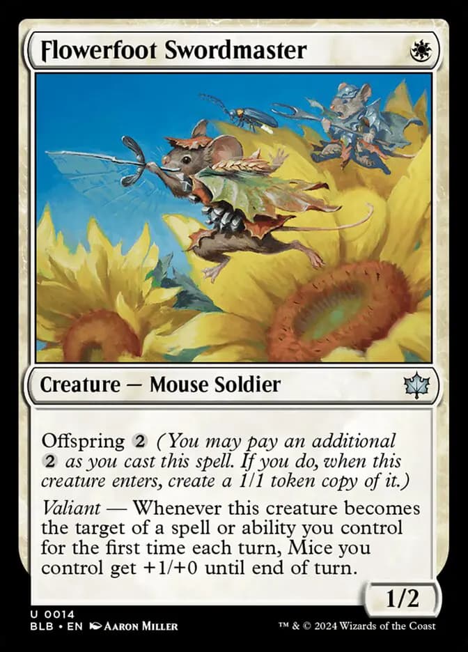 Card image of Flowerfoot Swordmaster